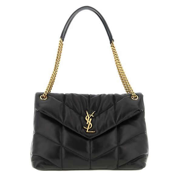 Saint Laurent Women\'s Loulou Puffer Medium Shoulder Bag